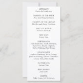 Carte Mariage marin de l'aquarelle Sunset Seascape (Dos)