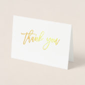 Carte Mariage Merci Gold Foil (Devant)