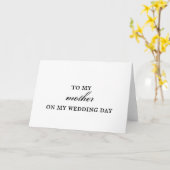 Carte Mariage mère (Fleur jaune)