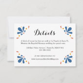 Carte Mariage mexicain Talavera (Devant)