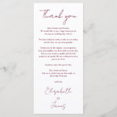 Carte Mariage minimaliste de Bourgogne (Devant)