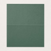 Carte Mariage minimaliste Eucalyptus Green (Inside Unfolded)