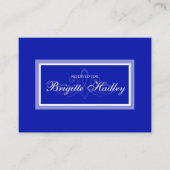 Carte mariage minimaliste moderne bleu simple (Devant)