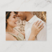 Carte Mariage moderne en terre cuite (Dos)