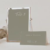Carte Mariage moderne Gris Simple