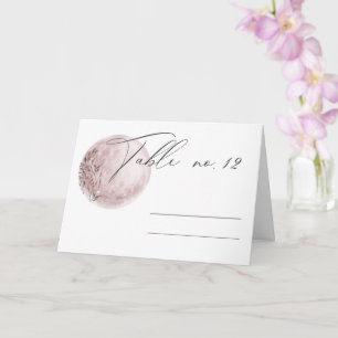 Carte Mariage Myscone Lune Bleue Rose