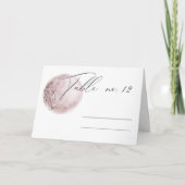 Carte Mariage Myscone Lune Bleue Rose (Devant)