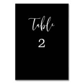 Carte Mariage noir et blanc (Dos)