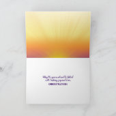 Carte Mariage Ocean Sunset (Intérieur)