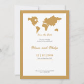 Carte Mariage or (Devant)