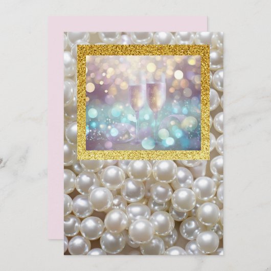 Carte mariage ou Fiançailles, Taille plate : 5" x  (Devant / Derrière)