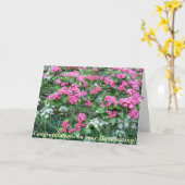 Carte Mariage Pagan Hawthorn rose (Fleur jaune)