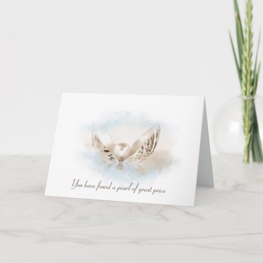 Carte Mariage Pearl In Seashell (Devant)