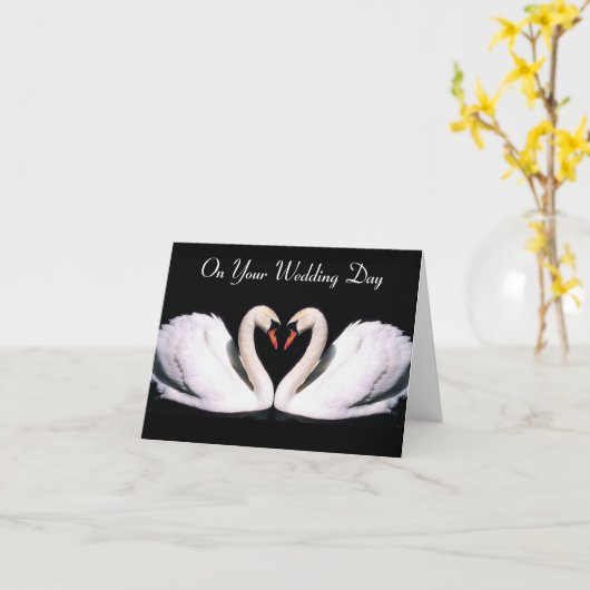 Carte Mariage personnalisable (Fleur jaune)