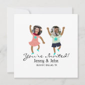 Carte Mariage personnalisé de la mariée et du marié Funn (Devant)