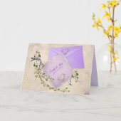 carte mariage personnalisée avec citation inspiran (Fleur jaune)