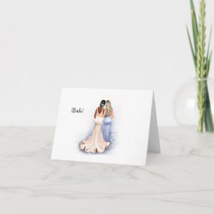 Carte Mariage personnalisée pour une belle-soeur