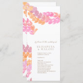 Carte Mariage Pikake (Devant / Derrière)