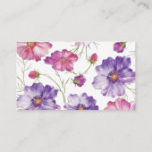 Carte Mariage Plat Place Rose (Dos)