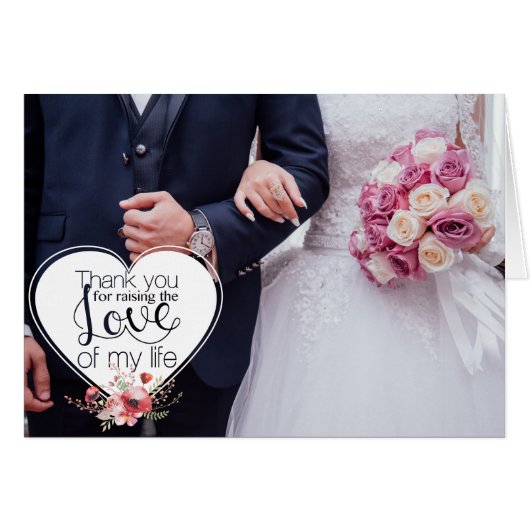 Carte mariage pour la future belle-mère (Devant horizontal)