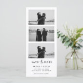 Carte Mariage QR Code  De La Bande Photo Moderne Enregis (Debout devant)