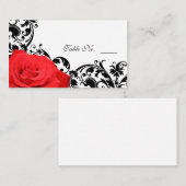 Carte Mariage Red Rose Floury (Devant / Derrière)