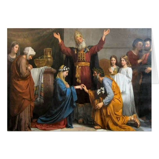 Carte Mariage religieuse (Devant horizontal)