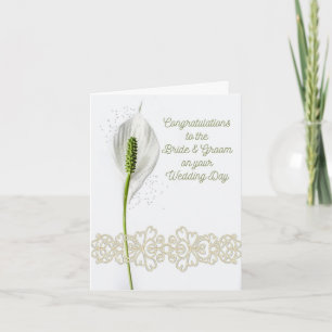 Carte Mariage religieuse avec Fleur & Dentelle