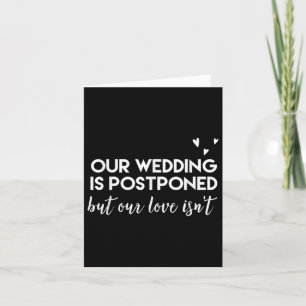 Carte Mariage Reporté _ Mignonne Drôle Cadeau Pour Marié