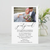 Carte Mariage reportée de la photo de calligraphie (Debout devant)