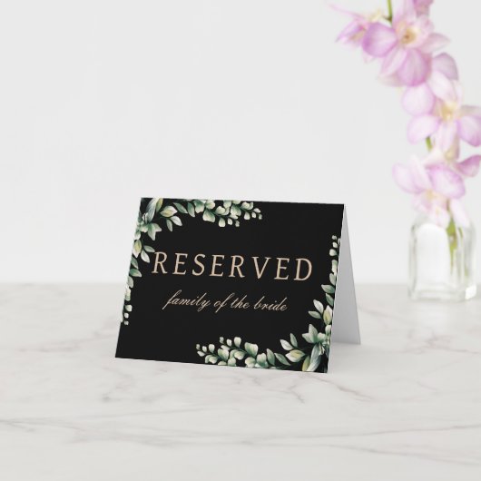 Carte Mariage réservé signe mère de la mariée (Orchidée)