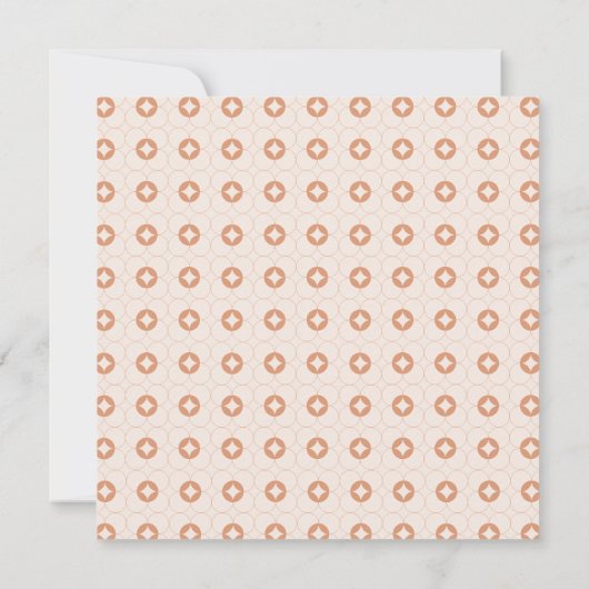 Carte Mariage rétro à ressort Palm (Dos)