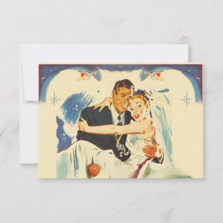 Carte Mariage romantique Couple