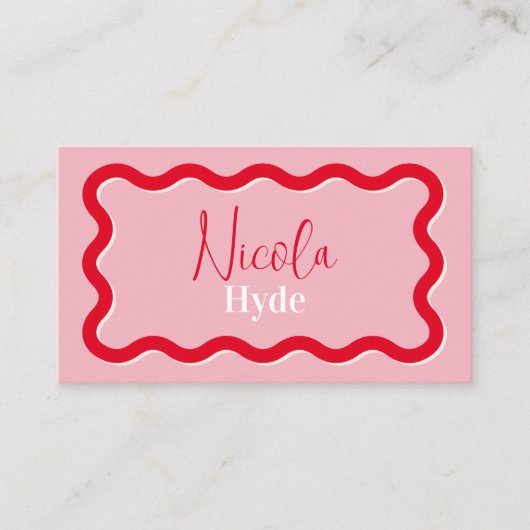 Carte Mariage rose (Devant)
