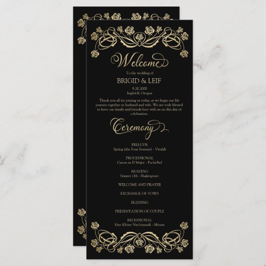 Carte Mariage rose (Devant / Derrière)