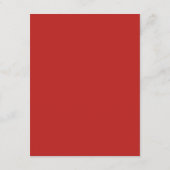 Carte Mariage rouge et rose do-it-yourself (Dos)