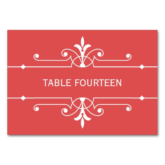 Carte Mariage rouge fantaisie (Devant)