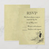Carte Mariage RSVP (Devant / Derrière)