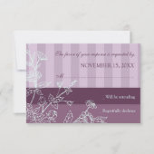 Carte Mariage RSVP (Devant)