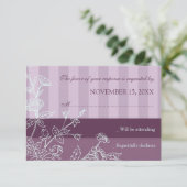 Carte Mariage RSVP (Debout devant)
