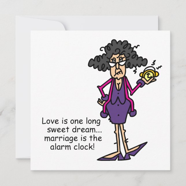 Carte Mariage Rude Éveil (Devant)