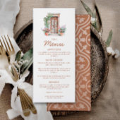 Carte Mariage Rustique Fiesta