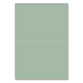 Carte Mariage Sage Green & White Calligraphy (Dos)