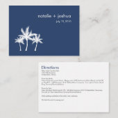 Carte Mariage Seaside Dreams (Devant / Derrière)