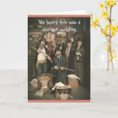 Carte Mariage Shotgun (Fleur jaune)