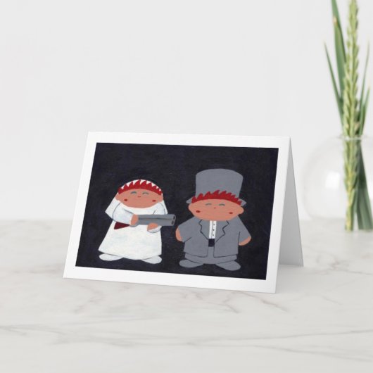 Carte mariage shotgun (Devant)