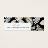 Carte Mariage Silver Luxurious Tropical Foliage (Devant)