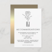 Carte Mariage simple (Devant / Derrière)