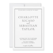 Mariage simple et élégant