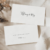 Carte Mariage simple et élégante